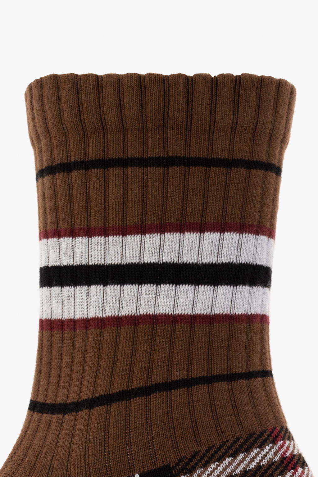 Burberry 57th Street SchaferandweinerShops Japan Brown Checked socks Burberry